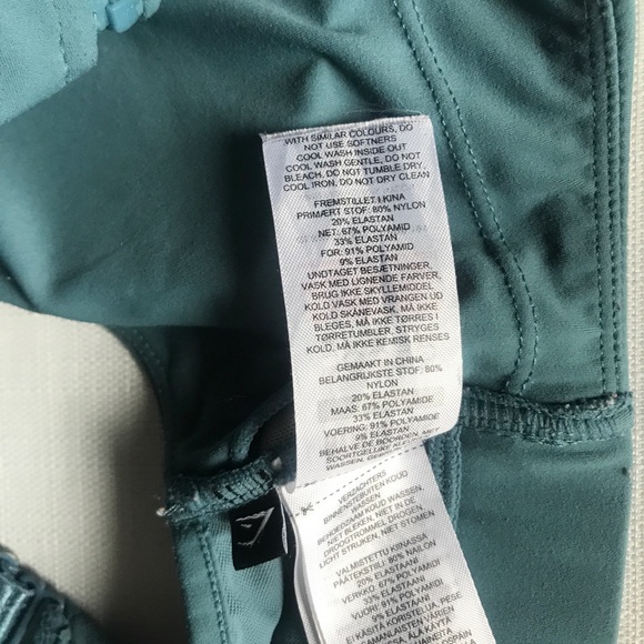 Gumshark Women’s Medium Teal Blue Zip Front Sports Bra - Picture 9 of 12